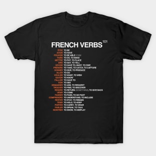 French Verbs 101 - French Language T-Shirt